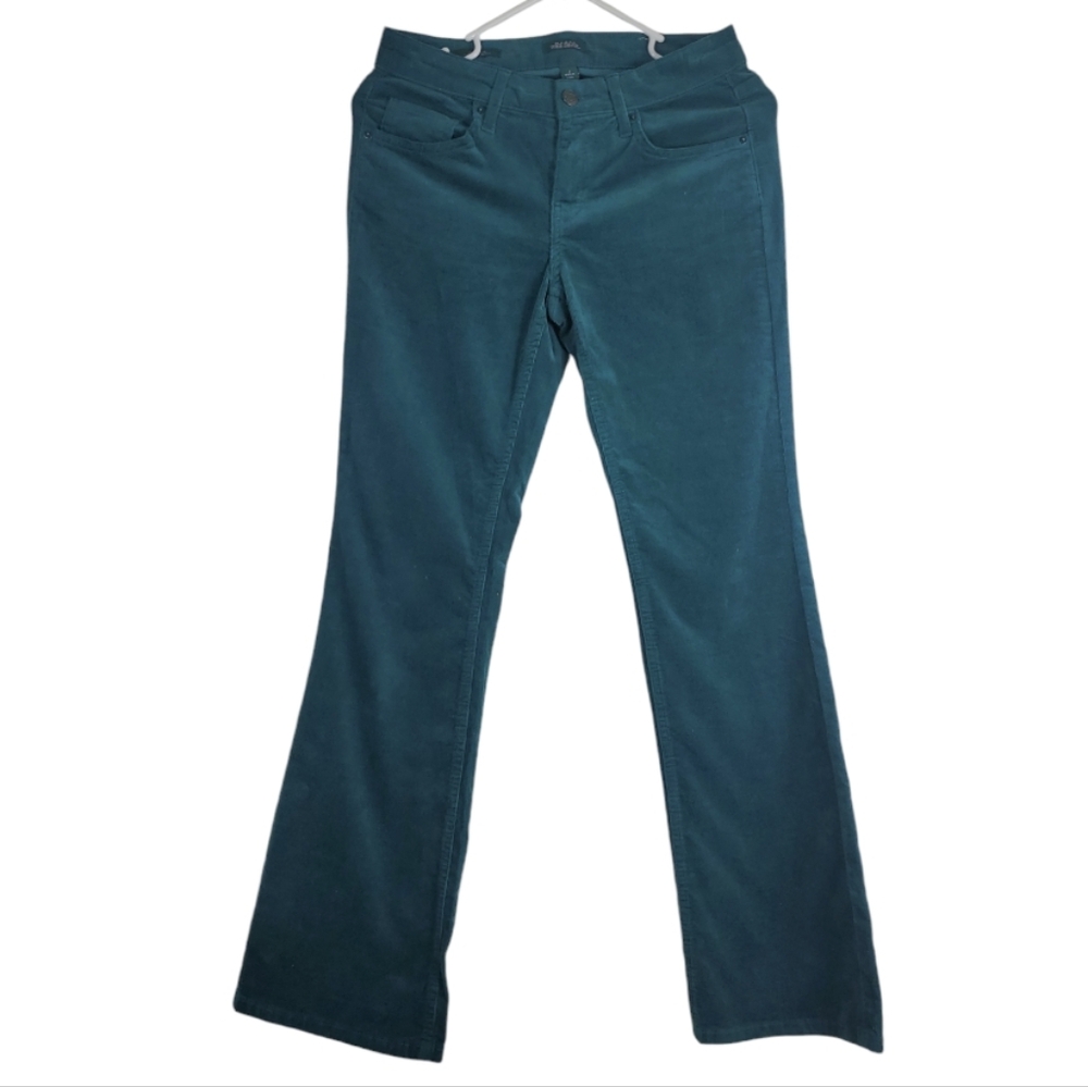 Wild Fable low Rise Flare Corduroy Pants, Dark Teal Blue, 2